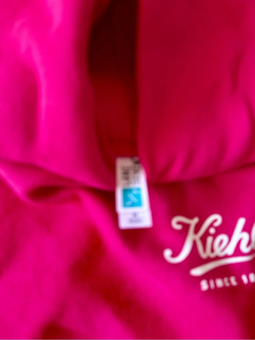 Kiehl's Women’s Hot Pink Hoodie Pullover Sweatshirt and “Jelly Kelly” purse